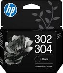 HP original HP Druckerpatrone 302/304 schwarz Tintenpatrone (Packung)