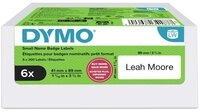 DYMO Etiketten DYMO Etiketten Rolle 89 x 41 mm Wei&szlig; 6 Rollen Wiederabl&ouml;sbar...