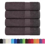 vidaXL Handtuch Duscht&uuml;cher FROGN 4 Stk. Anthrazit 70x140 cm 360 g/m2, (4-St)...