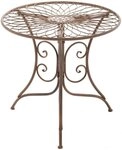 CLP Gartentisch Ariano (1er), Beistelltisch, Tischh&ouml;he 52 cm, Eisen lackiert