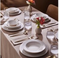 Karaca Geschirr-Set Karaca New Dome 24-tlg Bone China Geschirrset f&uuml;r 6 Personen,