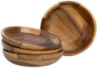 CreaTable Schale Nature Collection Akazienholz, Holz, (Set, 4-tlg)