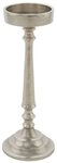 Spetebo Kerzenst&auml;nder Aluminium Kerzenst&auml;nder silber - 28 cm (St&uuml;ck, 1 St.,