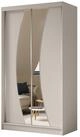 Beautysofa Schiebet&uuml;renschrank VOX II mit Spiegel & Schubladen (Schrank modern...
