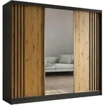 Beautysofa Schiebet&uuml;renschrank NELA II mit Spiegel, mit Lamellen, mit...
