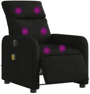 vidaXL Sessel Massagesessel Elektrisch Schwarz Stoff (1-St)