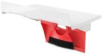 Hailo Kehrgarnitur Hailo Universalablage 3271151 wei&szlig; mit Kehrset rot