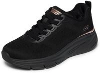 Slip-On Sneaker SKECHERS "BOBS ARCH FIT ELEV8 VEGAN", Damen, Gr. 36, schwarz uni,