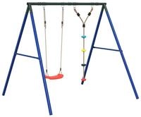 vidaXL Spielturm Schaukel-Set mit Schaukelsitz und Kletterschaukel