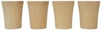 ERST-HOLZ Schnapsglas Schnapsgl&auml;ser aus Zirbenholz Vier...