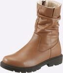 Stiefelette ANDREA CONTI, Damen, Gr. 36, braun (camel), Glattleder, Leder,