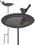 Spetebo Vogeltr&auml;nke Idyllische Gusseisen Vogeltr&auml;nke in Antik Optik -