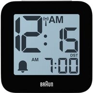 Braun Wecker Braun 60076 Elektronik Wecker Wei&szlig; Gro&szlig;es Display
