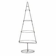 Spetebo Dekobaum Metall Aufsteller Tanne dunkelbraun - 111 cm (St&uuml;ck, 1 St.,...