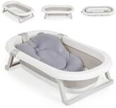 Moni Babybadewanne Babybadewanne Palma faltbar, 3-teilig Badekissen Schwamm