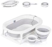 Chipolino Babybadewanne Babybadewanne Spa faltbar, Eimer, Sp&uuml;lbecher,