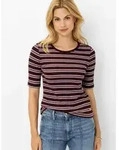 Brax Kurzarmshirt Style CARINA S lila|rot 32