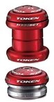 Token Fahrradlenker TOKEN Steuersatz hEGGset AHead 2in1 1 1/8"" rot (34/41mm)"