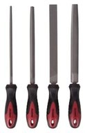 Toolland Feile FEILENSATZ F&Uuml;R STAHL - 20 cm/8" - 4 St., (1 St)