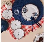 Karaca Kuchenteller Nakkas Dessert-Set f&uuml;r 6 Personen, 18-teilig