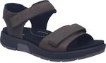 Sandale JOSEF SEIBEL "Emeric 10, espresso-kombi", Herren, Gr. 42, braun (espresso,