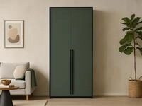 Beautysofa Dreht&uuml;renschrank GIANA 2‑t&uuml;rig (im modernen Stil, mit Kleiderstange