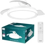 Philips LED Deckenleuchte Bliss 35W DC-Ventilator 28W, einziehbare Rotorbl&auml;tter,