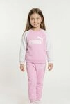 PUMA Trainingsanzug MINICATS ESS RAGLAN CREW SET FL INF (2-tlg), 2-teilig, mit