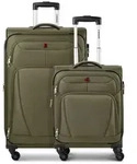 Wenger Trolleyset Beaumont, 4 Rollen, (2-teilig, 2 tlg), Polyester gr&uuml;n
