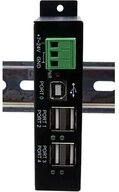 EXSYS USB-Verteiler USB 2.0 HUB 4-Port extern DIN-RAIL DIN-RAIL Kit
