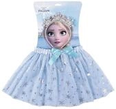 Disney Frozen Echthaar-Extension Tutu mit Krone 2 Tlg.- Kost&uuml;m zubeh&ouml;r f&uuml;r Kinder