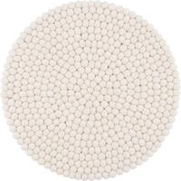 myfelt Stuhlkissen Filzkugel Sitzauflage ⌀ 36 cm, beidseitig verwendbar, 100 %