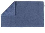 Rhomtuft Badematte Pur, 100% Baumwolle, Wendemodell blau 60.00 cm x 100.00 cm