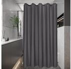 EurCross Duschvorhang Schmaler Duschvorhang 120x180 Dunkelgrau Wasserdicht