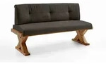 NIEHOFF SITZM&Ouml;BEL Sitzbank grau 208 cm x 87 cm x 62 cm
