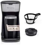 Barista Filterkaffeemaschine Barista Single-Kaffeemaschine 450W schwarz mit...