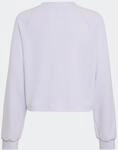 Sweatshirt ADIDAS SPORTSWEAR "G SWT", M&auml;dchen, Gr. 140, wei&szlig; (frozen lila),