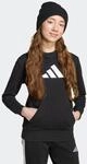 Kapuzensweatshirt ADIDAS SPORTSWEAR "KIDS GRAFIK HOODIE", M&auml;dchen, Gr. 104, schwarz,