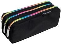 EXACOMPTA Organizer 6x Schlamperm&auml;ppchen, 3 F&auml;cher, Rainbow - Schwarz -...