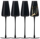 Intirilife Sektglas, 4-tlg., Glas, Champagner Sekt Glas Set 220 ml Prosecco