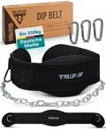Pullup & Dip Dip-G&uuml;rtel Dip G&uuml;rtel mit Kette, 3 Karabinern und einzigartigen