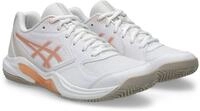 Tennisschuh ASICS "GEL-DEDICATE 9 CLAY", Damen, Gr. 39, rosa (wei&szlig;, cantaloupe),