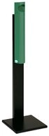 PROREGAL&reg; Aschenbecher Praktischer Wandascher Abstreifblech Standfu&szlig; 3,5L