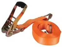 PEREL Spanngurt Spanngurt mit Ratsche, zweiteilig, Spitzhaken, UV-best&auml;ndig,