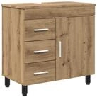 vidaXL Badezimmerspiegelschrank Waschtisch Artisan-Eiche 60 x 35 x 60 cm