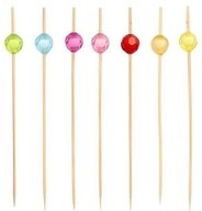 PAPSTAR Partyspie&szlig;e Fingerfood - Picker 12 cm farbig sortiert Pearl 1000 Stk