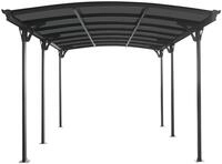 Floraworld Einzelcarport, Carport 6M mit 6 mm Platten 300 x 505 x 212/238 cm