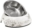 Dehner Futternapf Premium Lovely f&uuml;r Katzen, &Oslash; 14 x 4.7 cm, 160 ml, robuster
