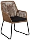 Brafab Gartenstuhl Midway aus Rattan, Braun