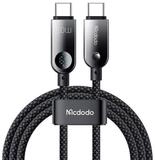 mcdodo Ladekabel USB-C auf USB-C 60W Datenkabel 1,2m Schwarz Smartphone-Kabel